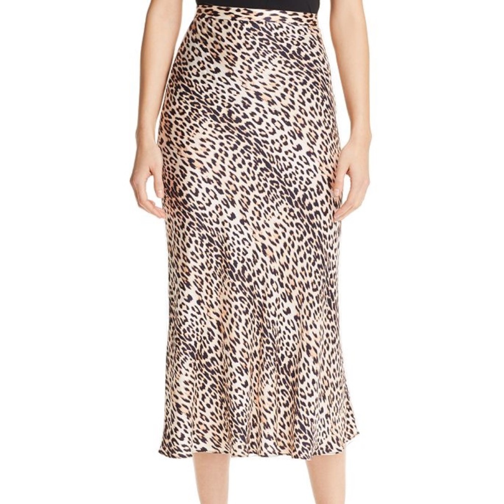 Bec & Bridge Feline Silk Midi Skirt